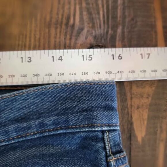 Levi 501 Button Fly size 26 Denim straight leg Blue Jeans - Picture 4 of 7
